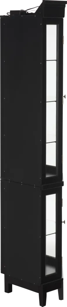 Draydell Black Curio Cabinet - Thumbnail - Image 7
