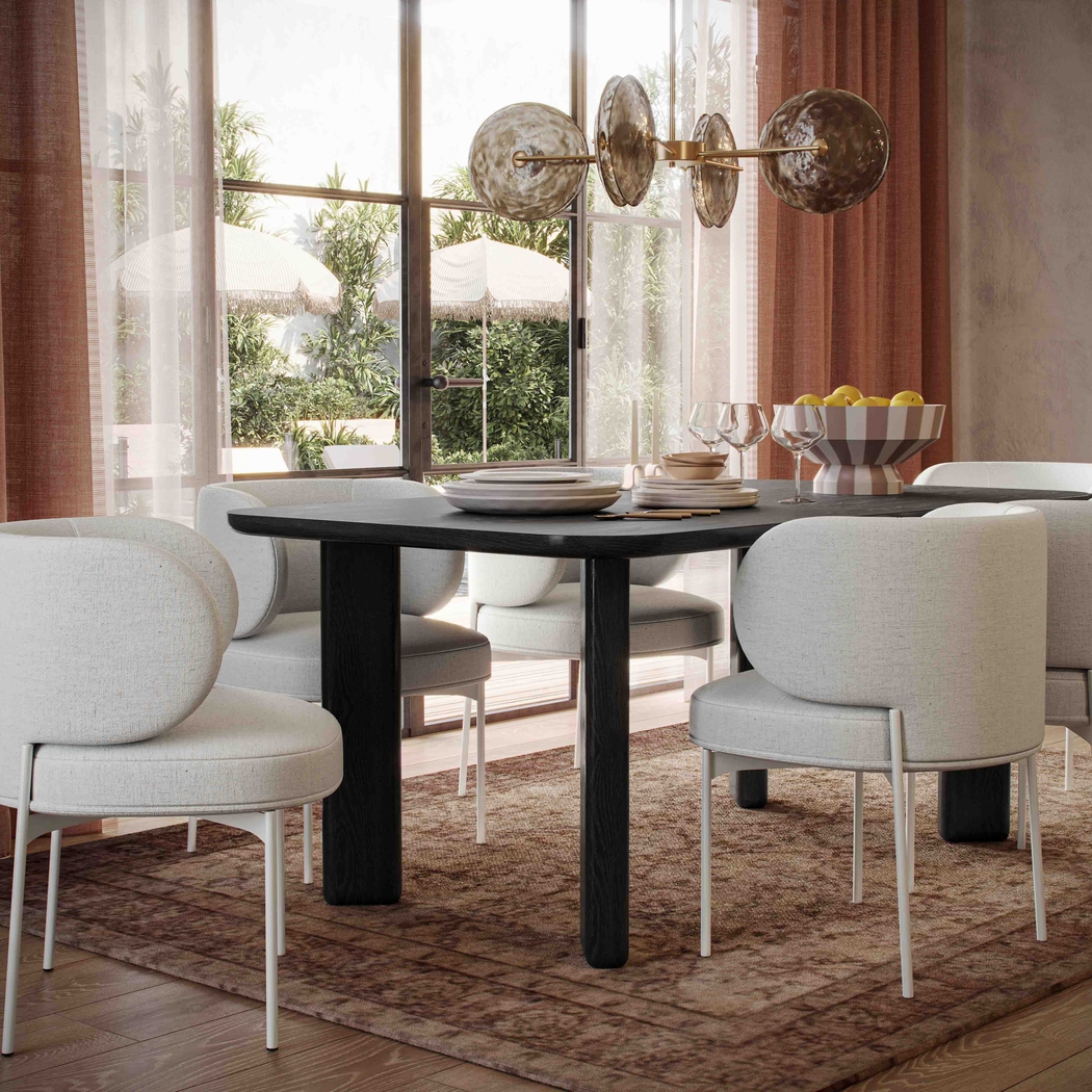 Drayrose Black Dining Table - Thumbnail - Image 2
