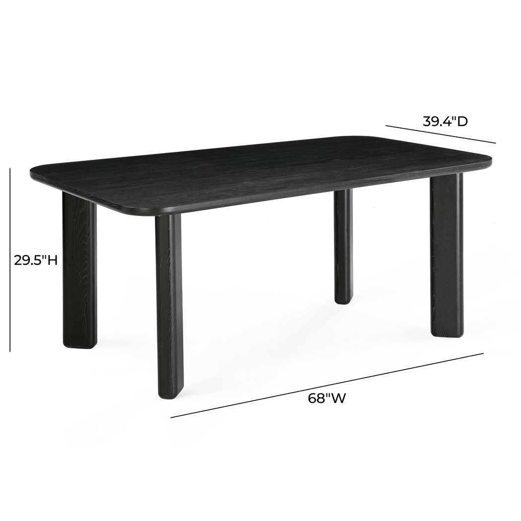 Drayrose Black Dining Table - Thumbnail - Image 6