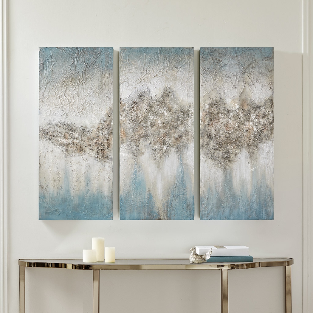 Dreams Above Blue Artwork, Set of 3 - Thumbnail - Image 8