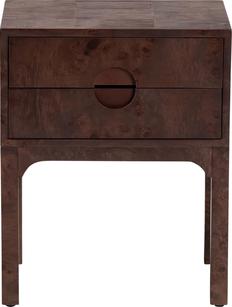 Dreamware Dark Brown Nightstand - Thumbnail - Image 4