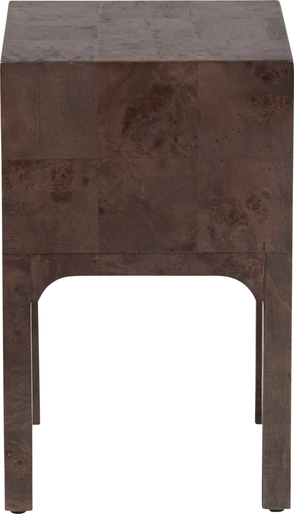 Dreamware Dark Brown Nightstand - Thumbnail - Image 6