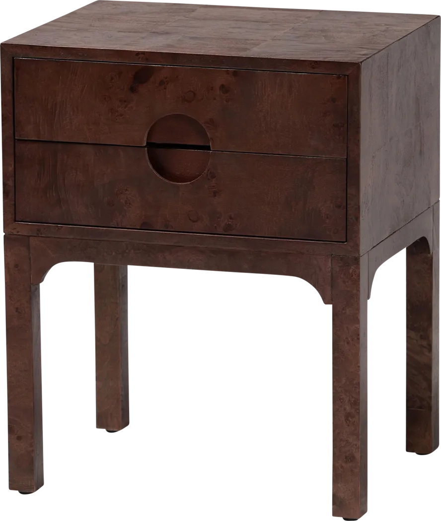 Dreamware Dark Brown Nightstand - Thumbnail - Image 1