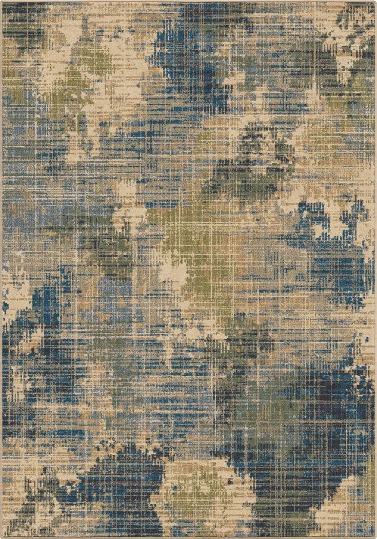Dreamy Aqua 7'10 x 10' Rug - Thumbnail - Image 1