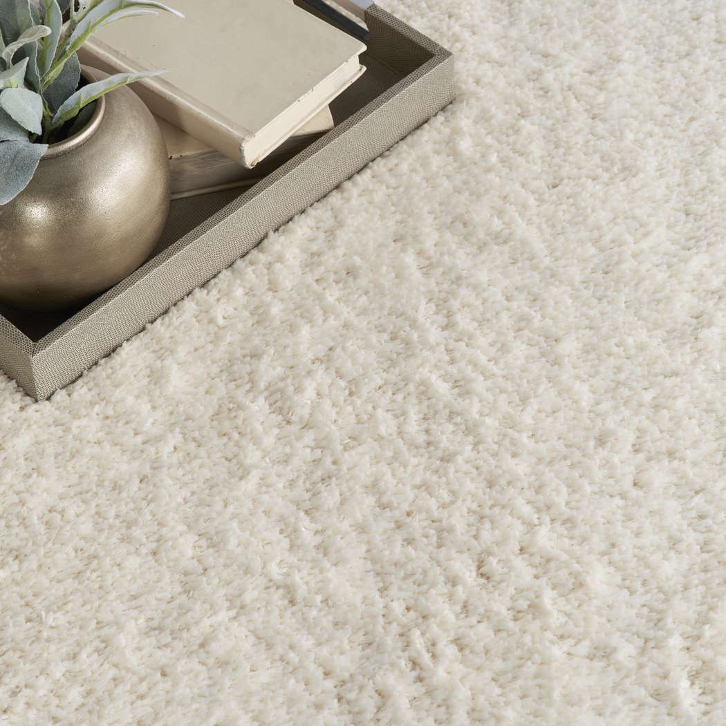 Dreamy Shag Ivory 5'3 x 7'3 Rug - Thumbnail - Image 8