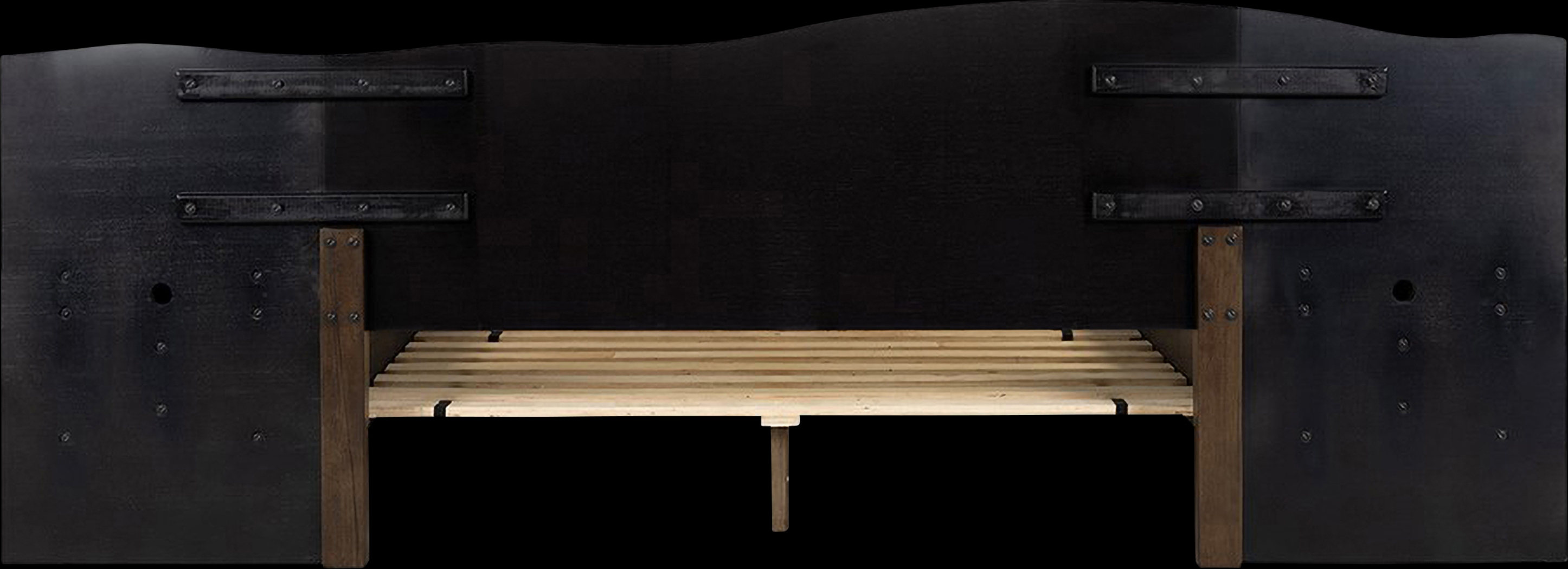 Dreibrodt Brown Queen Platform Bed with Nightstands - Thumbnail - Image 6