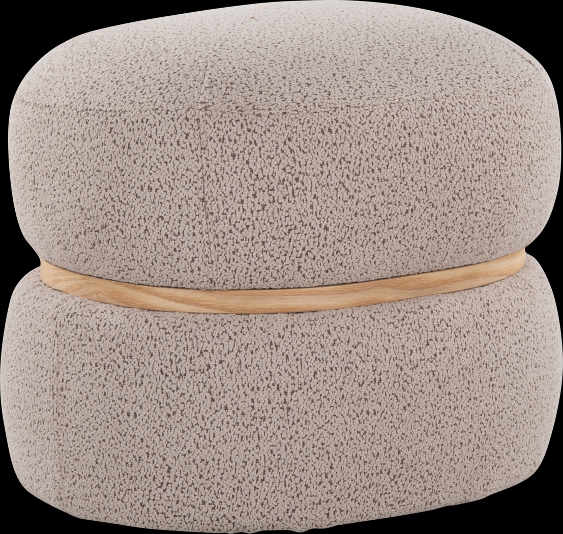 Dreim Beige Ottoman - Thumbnail - Image 1