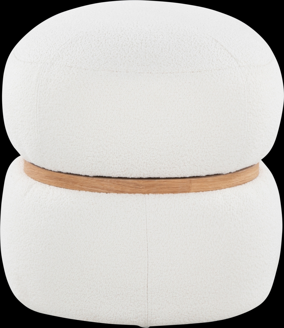 Dreim Cream Ottoman - Thumbnail - Image 4
