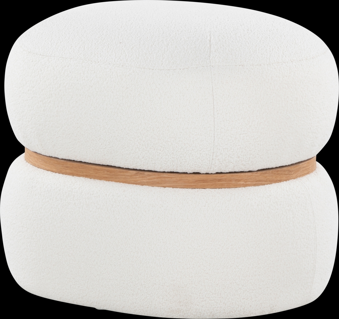 Dreim Cream Ottoman - Thumbnail - Image 5