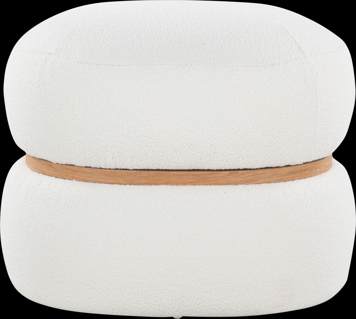 Dreim Cream Ottoman - Thumbnail - Image 6