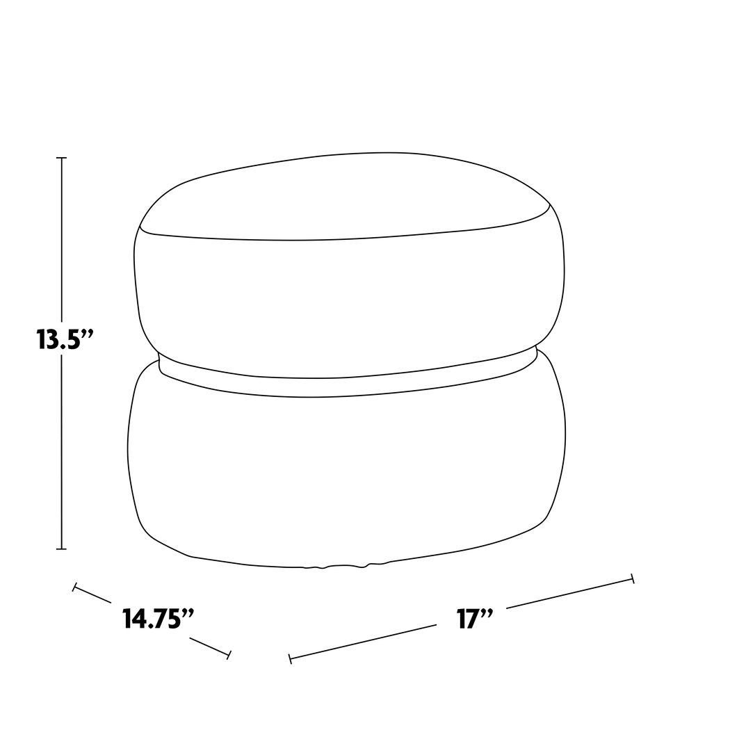 Dreim Cream Ottoman - Thumbnail - Image 8