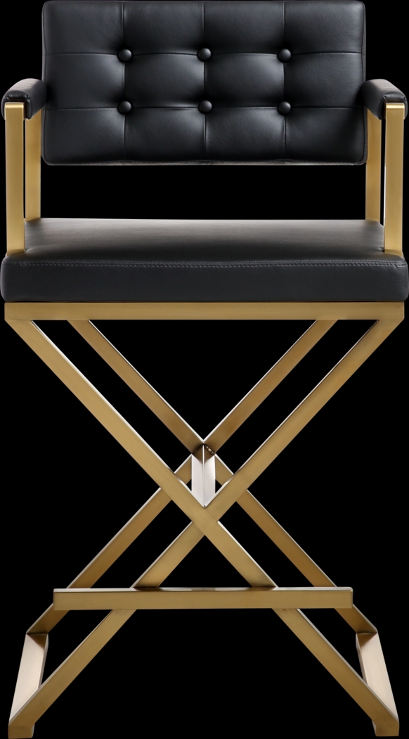 Drela Black Counter Height Stool - Thumbnail - Image 2