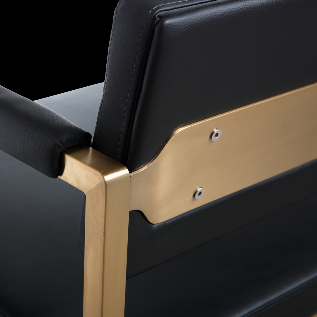 Drela Black Counter Height Stool - Thumbnail - Image 6