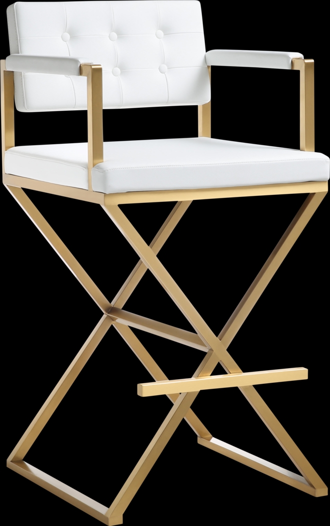 Drela White Barstool - Thumbnail - Image 1