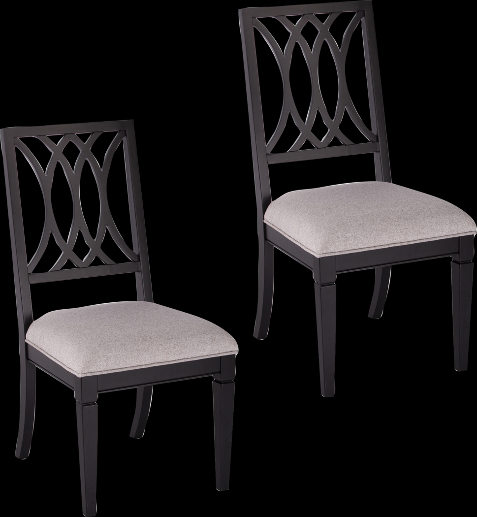 Drennen Gray Dining Chair, Set of 2 - Thumbnail - Image 1