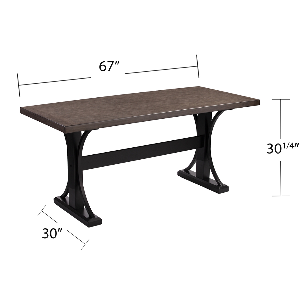 Drennen Gray Dining Table - Thumbnail - Image 6