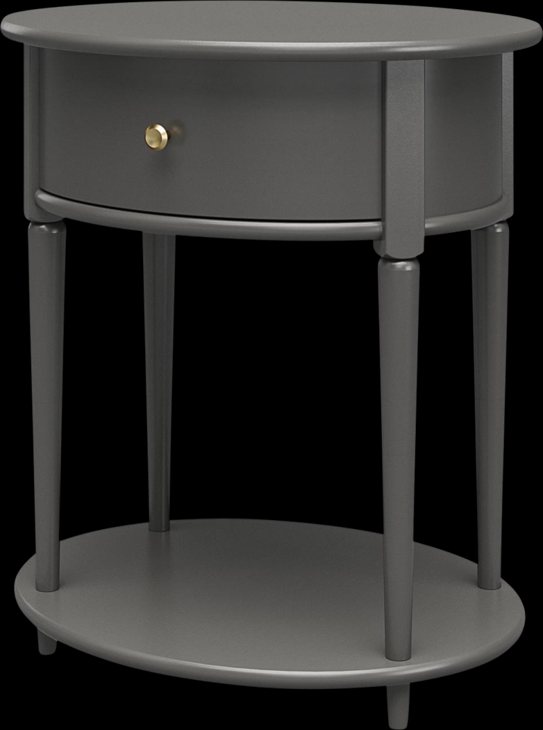 Drever Gray End Table - Thumbnail - Image 1