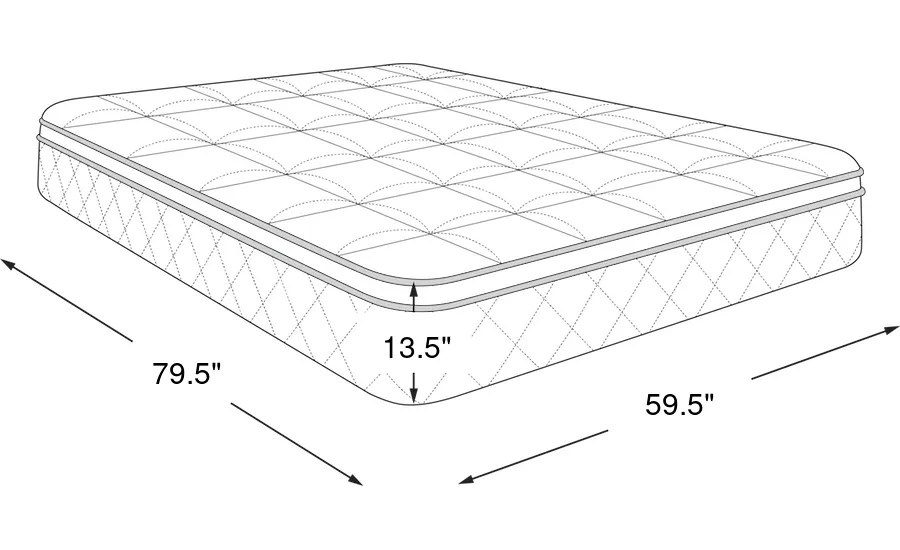 Dimension Image. Please refer to the Dimension Tab on this page for dimension details.