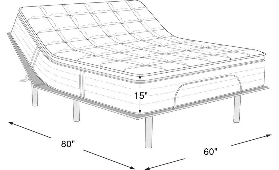 Dimension Image. Please refer to the Dimension Tab on this page for dimension details.