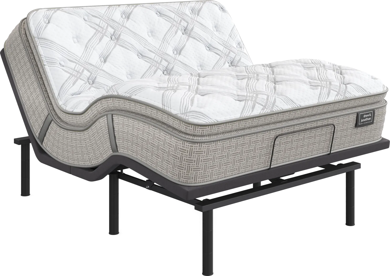 Drew & Jonathan Arada Canyon Split King Mattress with Baselogic Silver - Thumbnail - Image 1