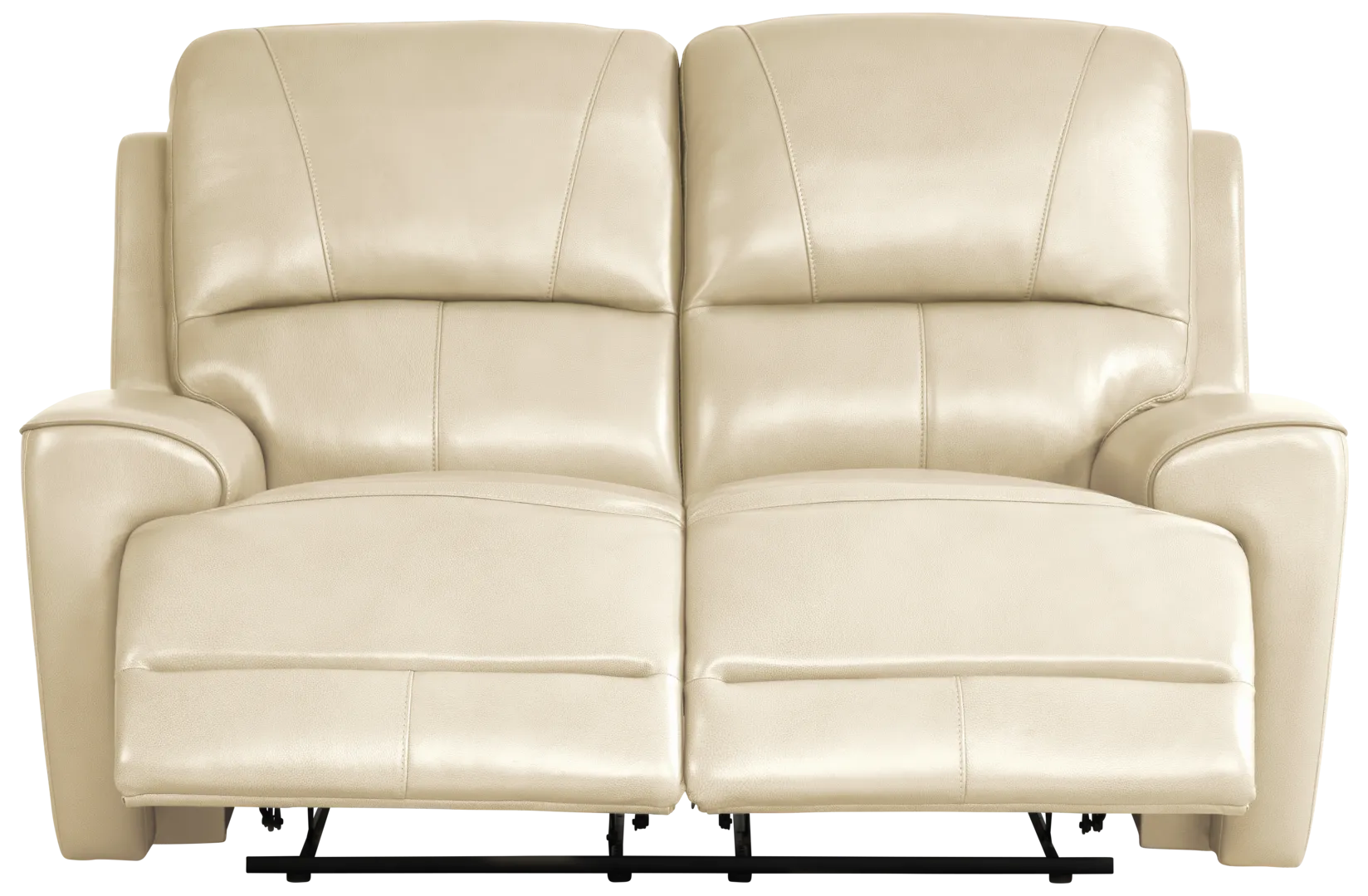 almond reclining loveseat