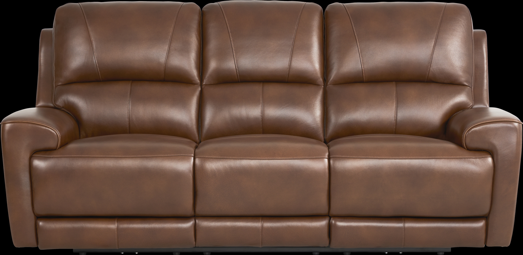 Fremont Brown Leather 2 Pc Dual Power Reclining Living Room - Thumbnail - Image 3