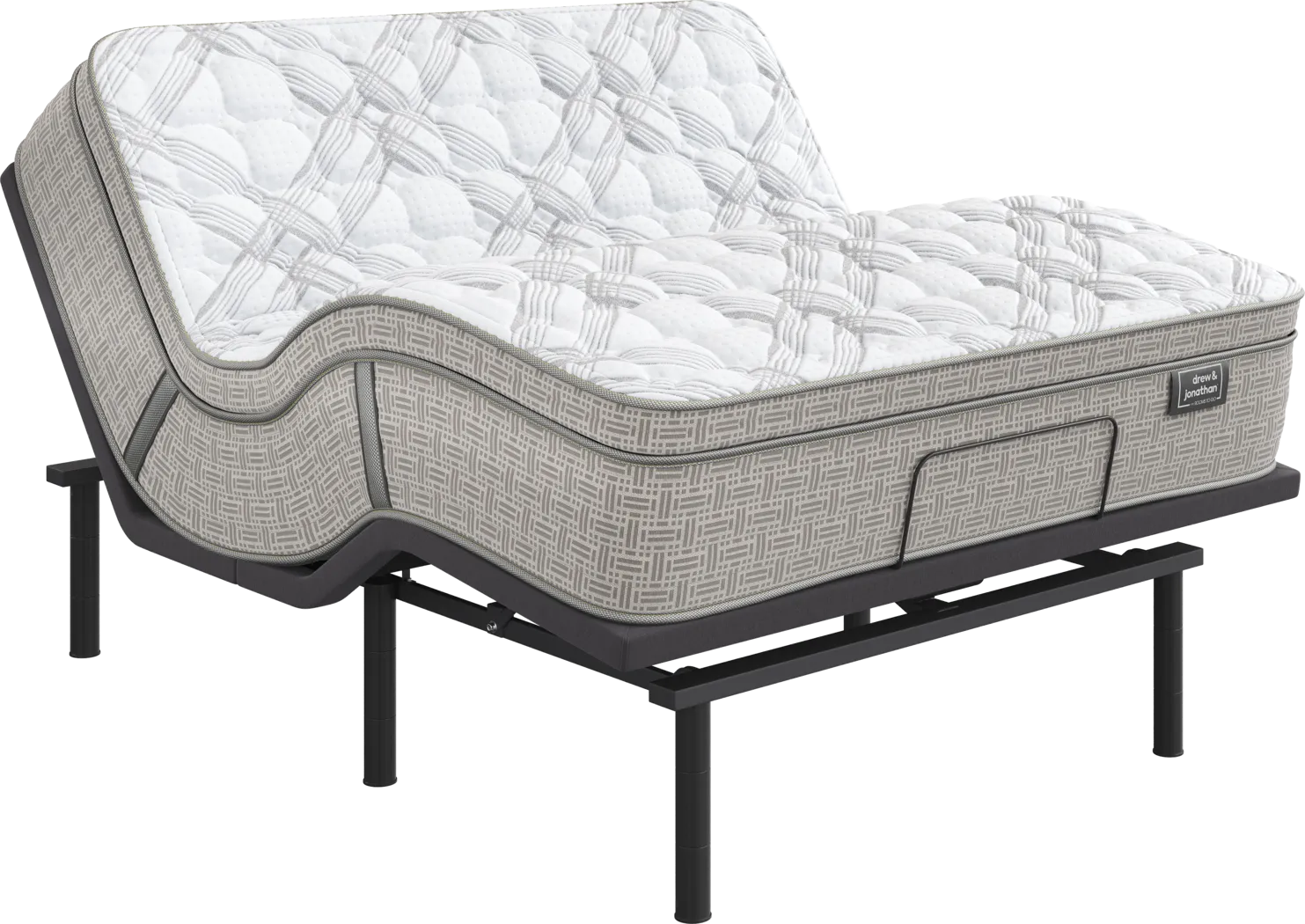 Drew & Jonathan Ruby Ranch King Mattress with Baselogic Silver - Thumbnail - Image 1