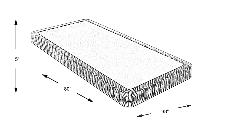 Dimension Image. Please refer to the Dimension Tab on this page for dimension details.