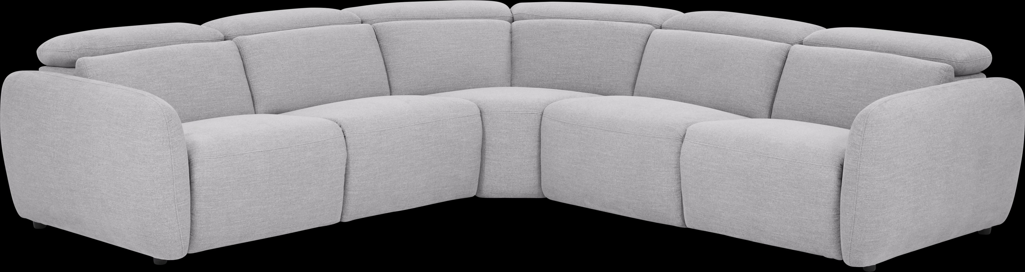 Westlake Light Gray 9 Pc Dual Power Reclining Sectional Living Room - Thumbnail - Image 2