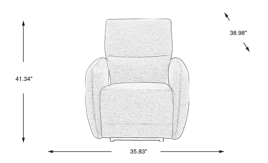 Dimension Image. Please refer to the Dimension Tab on this page for dimension details.