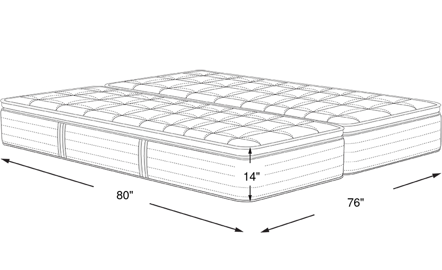 Dimension Image. Please refer to the Dimension Tab on this page for dimension details.
