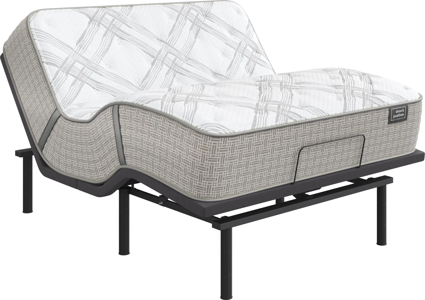 Drew & Jonathan Westwater Split King Mattress with Baselogic Silver - Thumbnail - Image 1