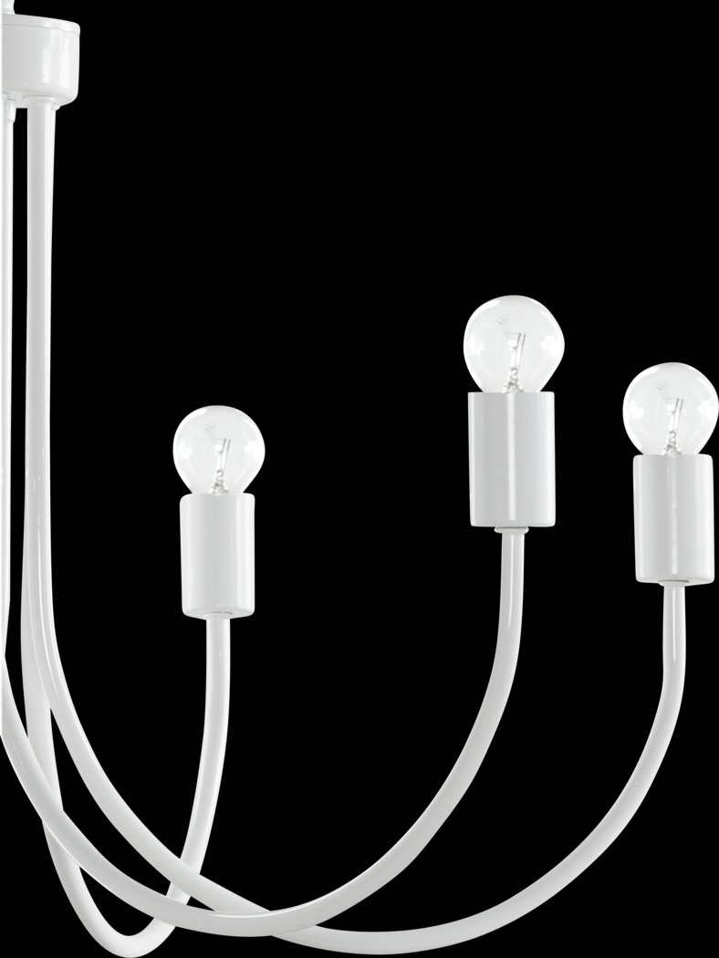 Drew Street White Chandelier - Thumbnail - Image 4