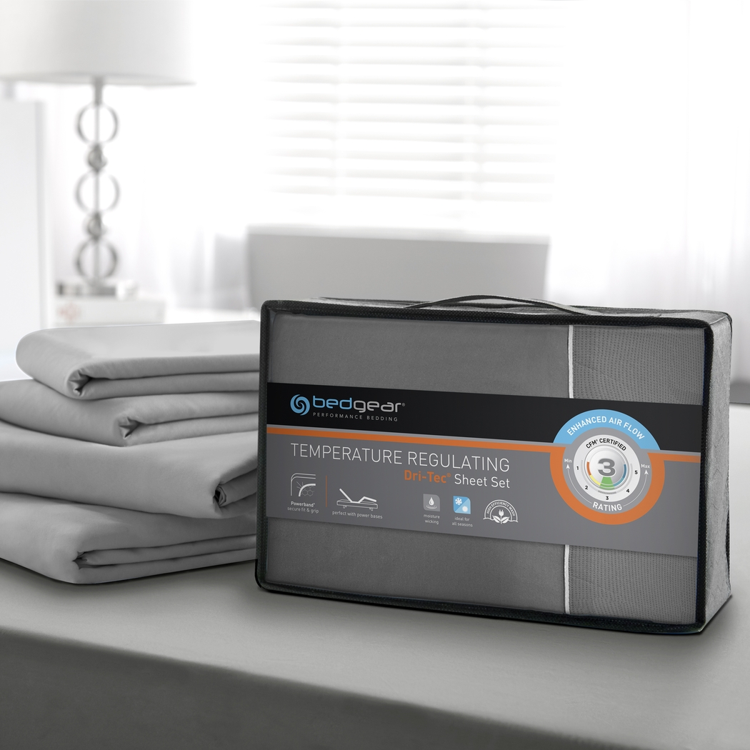 Dri-Tec Performance Granite 3 Pc Twin XL Bed Sheet Set - Thumbnail - Image 2