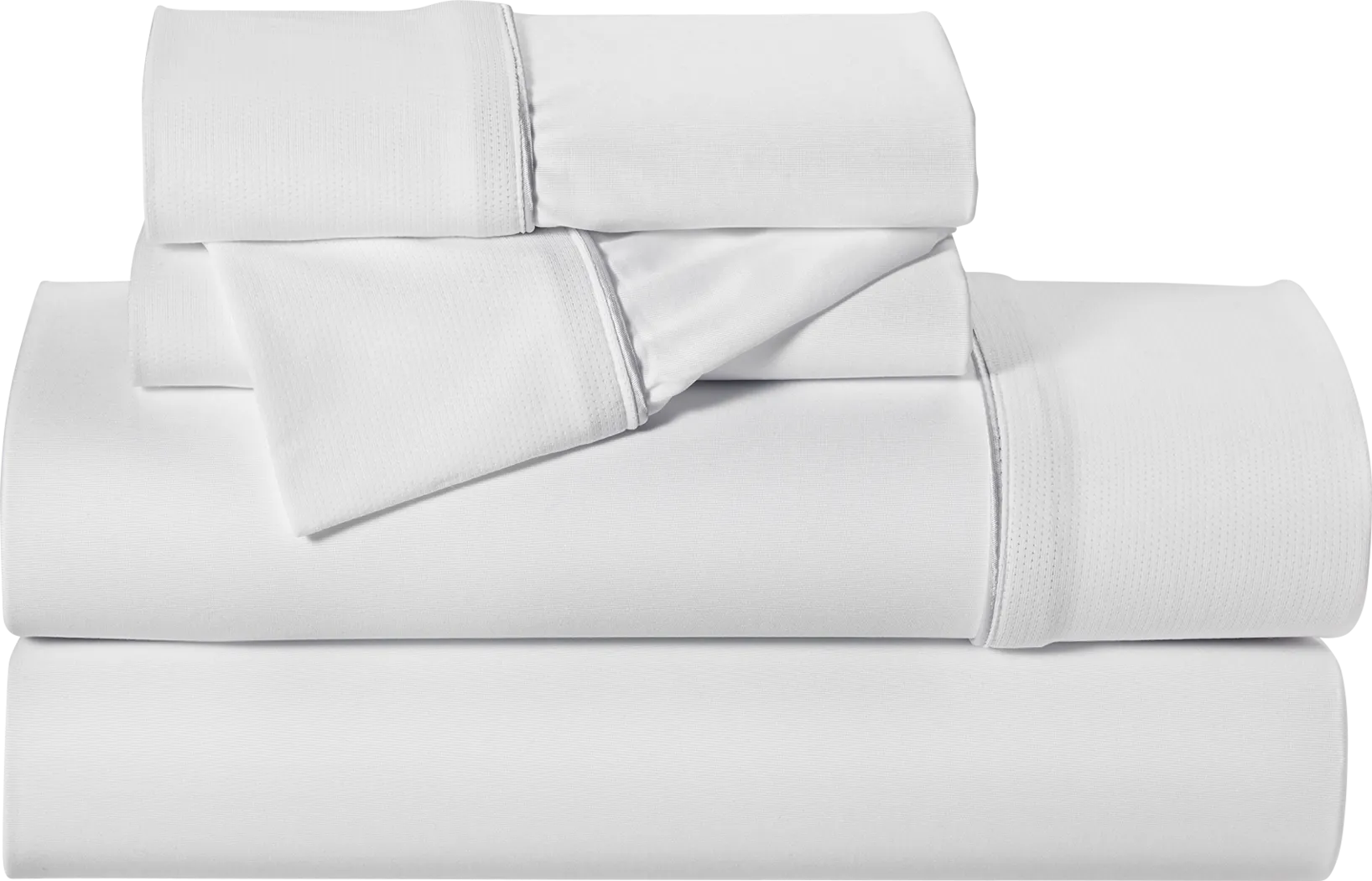 Dri-Tec Performance White 3 Pc Twin Bed Sheet Set - Thumbnail - Image 1