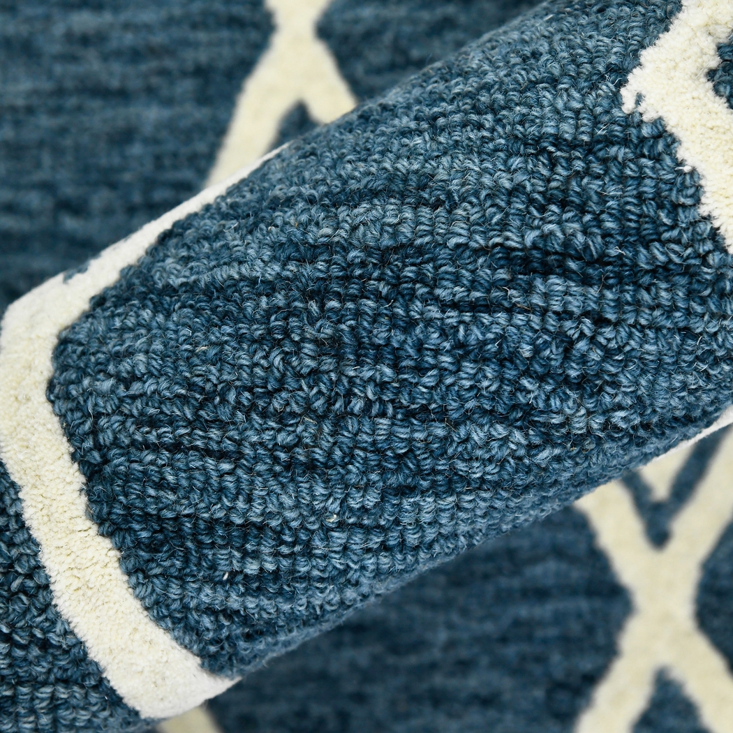 Driax Navy 5' x 8' Rug - Thumbnail - Image 9