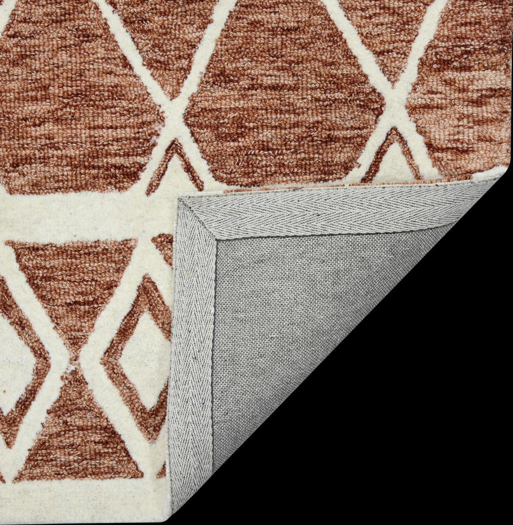 Driax Rust 5' x 8' Rug - Thumbnail - Image 4