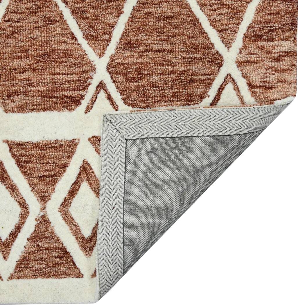 Driax Rust 8' x 10' Rug - Thumbnail - Image 3