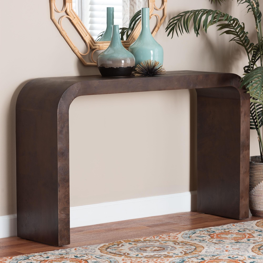 Driftfruit Dark Brown Console Table - Thumbnail - Image 2