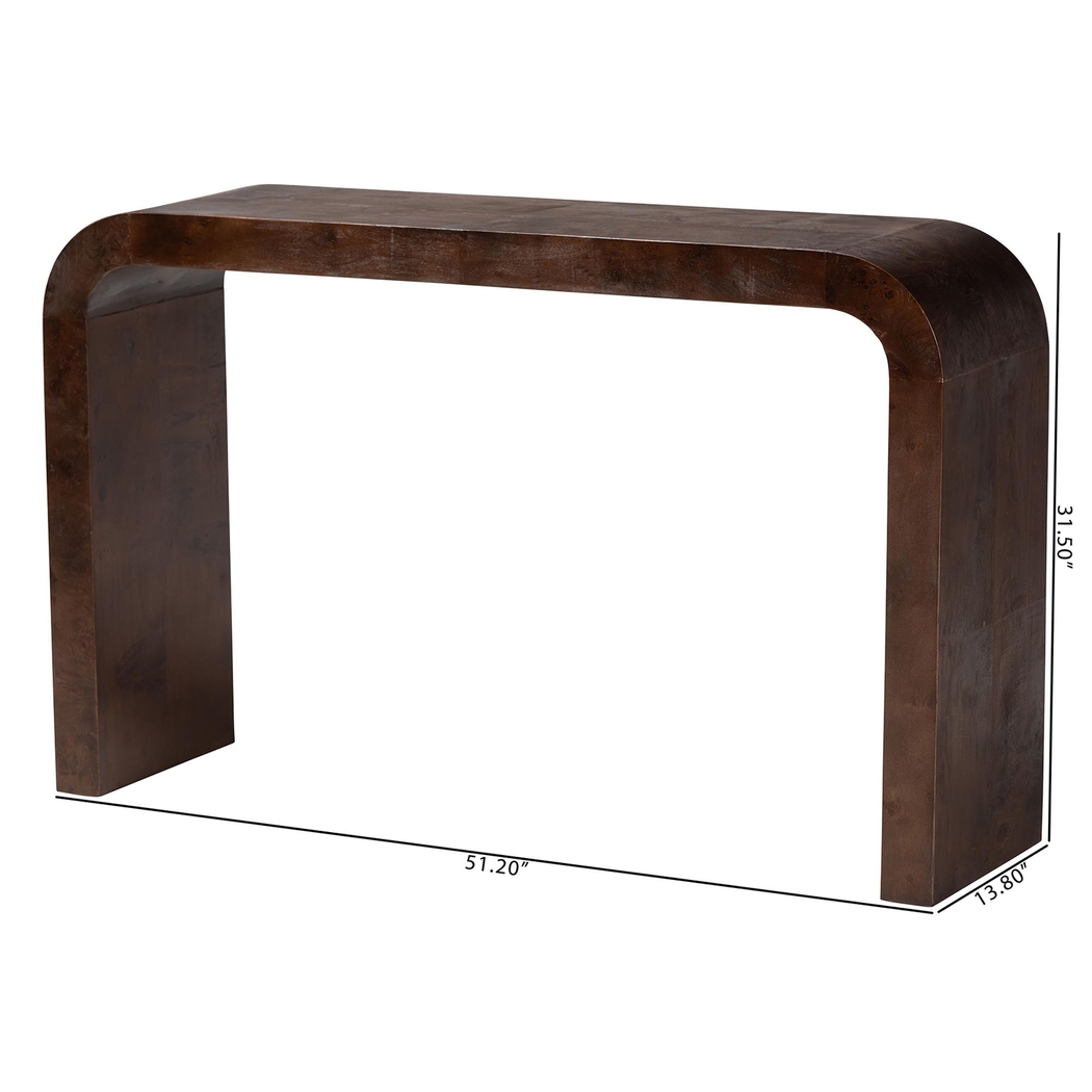 Driftfruit Dark Brown Console Table - Thumbnail - Image 6
