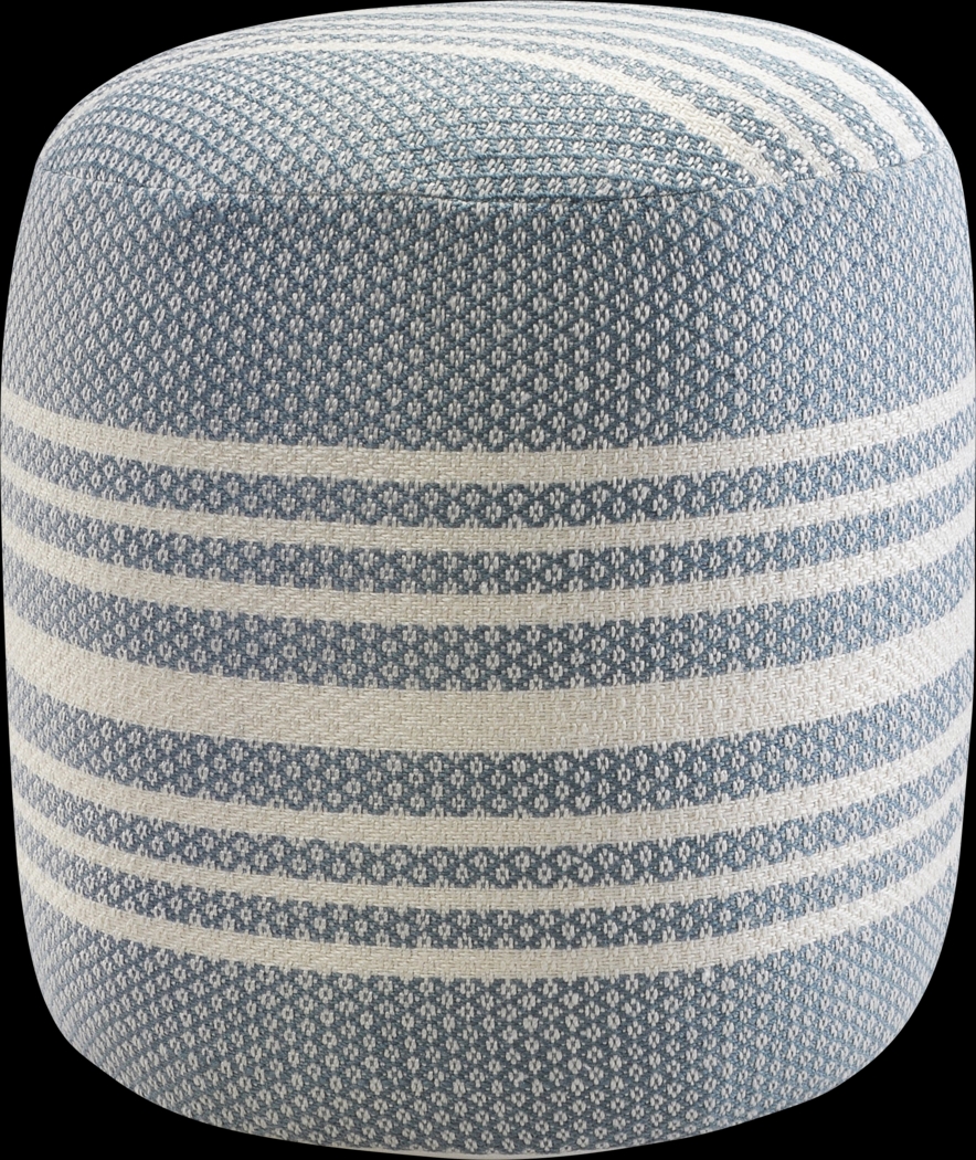 Drifthug Blue Indoor/Outdoor Pouf - Thumbnail - Image 4