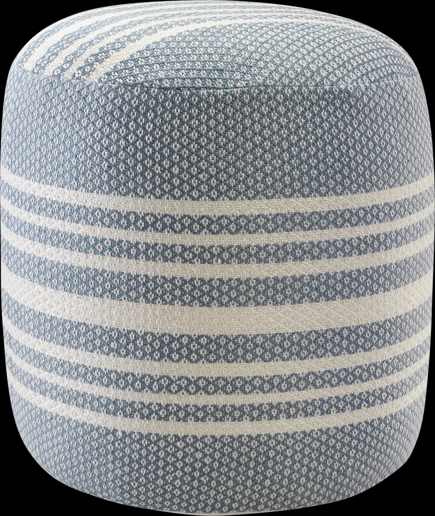 Drifthug Blue Indoor/Outdoor Pouf - Thumbnail - Image 5