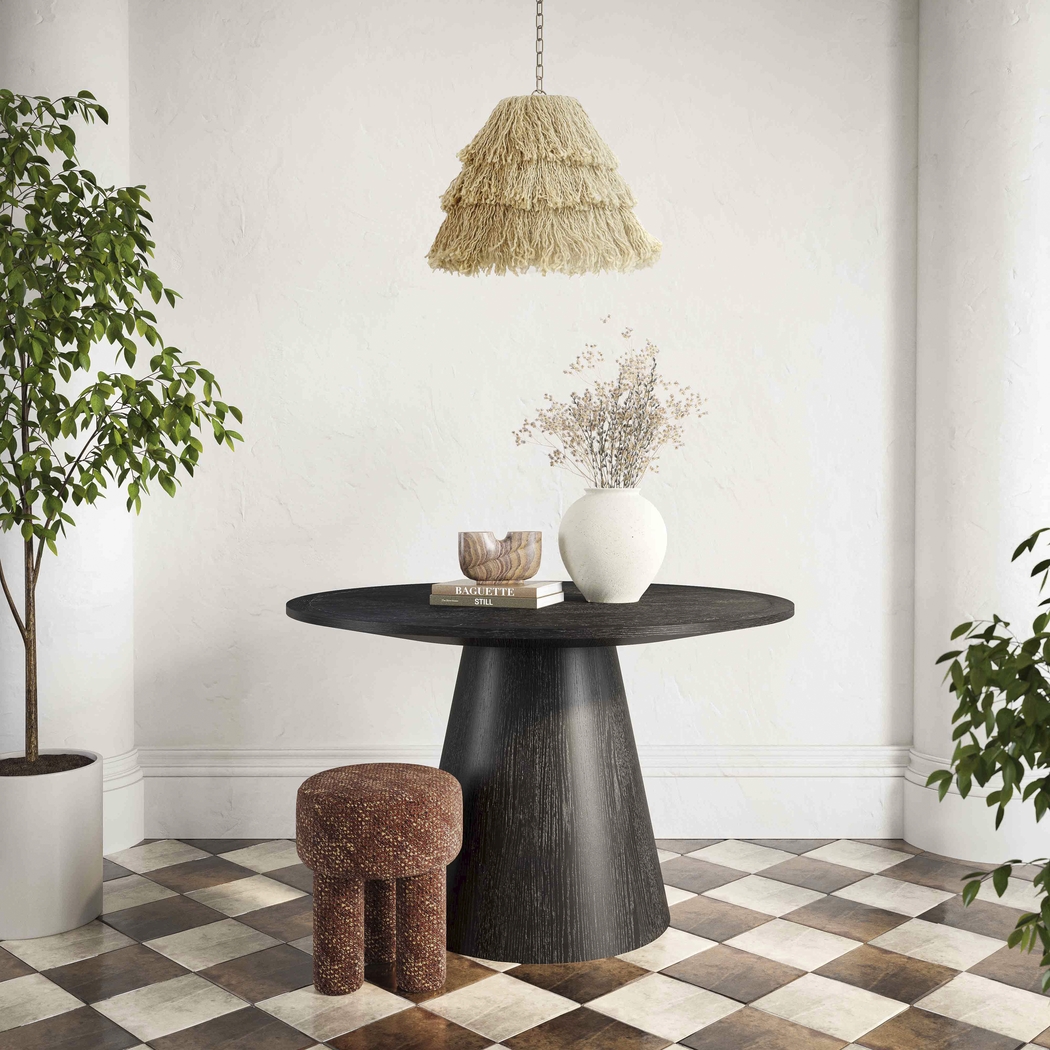 Drinnon Black Dining Table - Thumbnail - Image 2