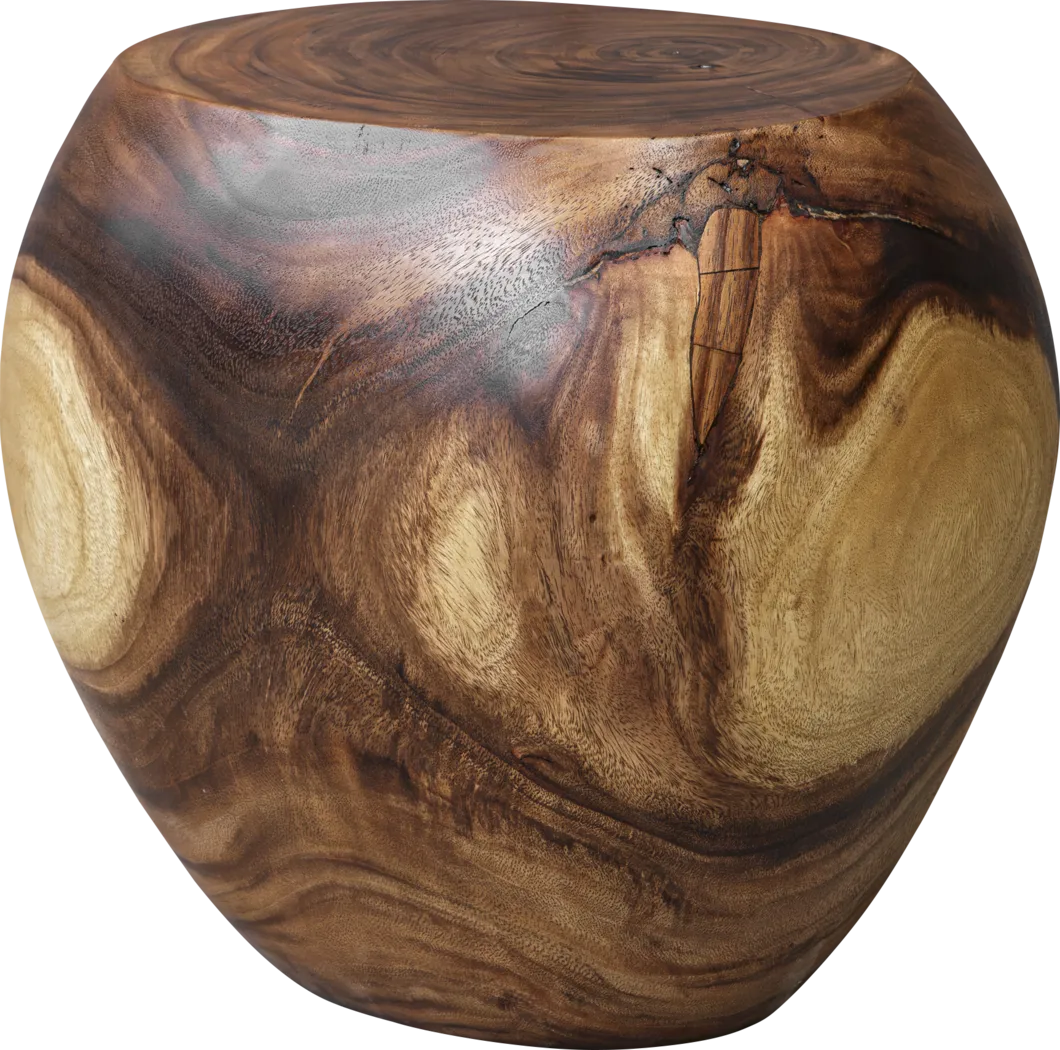 Drixi Brown Accent Stool - Thumbnail - Image 2