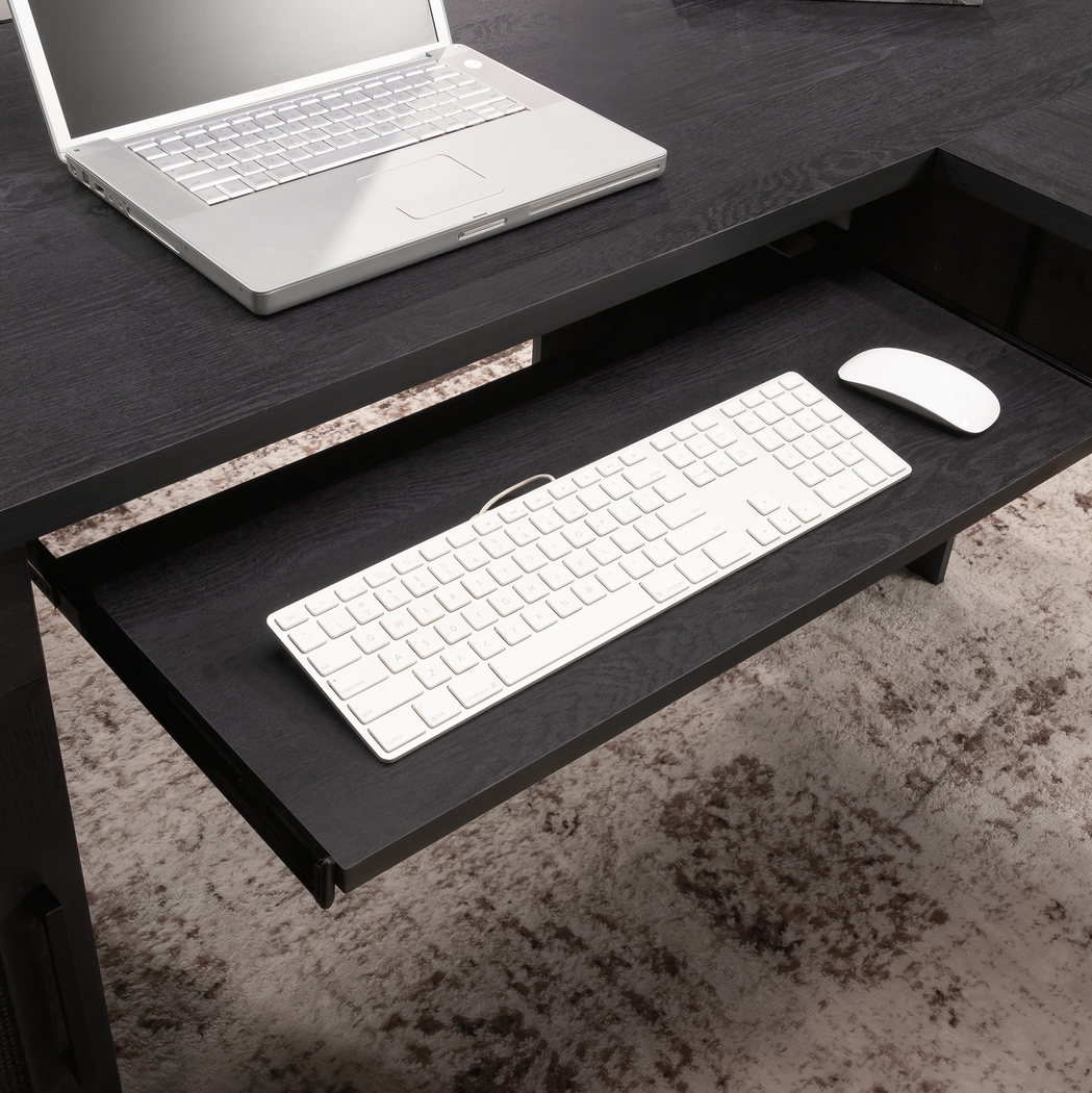 Drogheda Black L-Desk - Thumbnail - Image 3