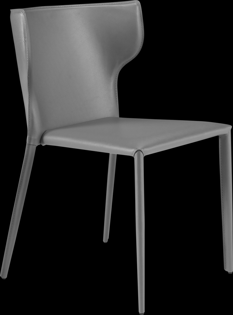 Drost Gray Dining Chair, Set of 2 - Thumbnail - Image 2