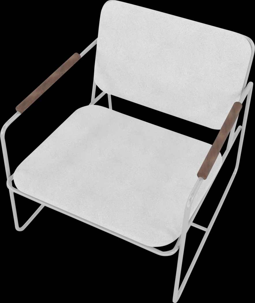 Drozan White Accent Chair - Thumbnail - Image 5