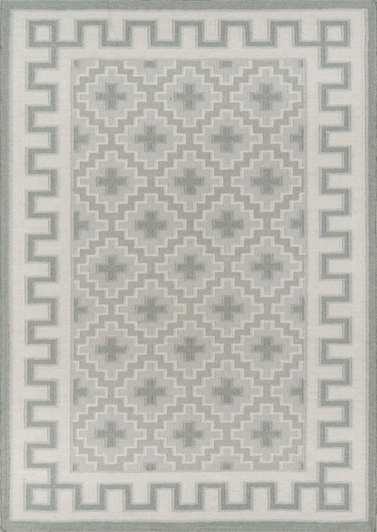 Druid Central Gray 5' x 7'6 Rug - Thumbnail - Image 1