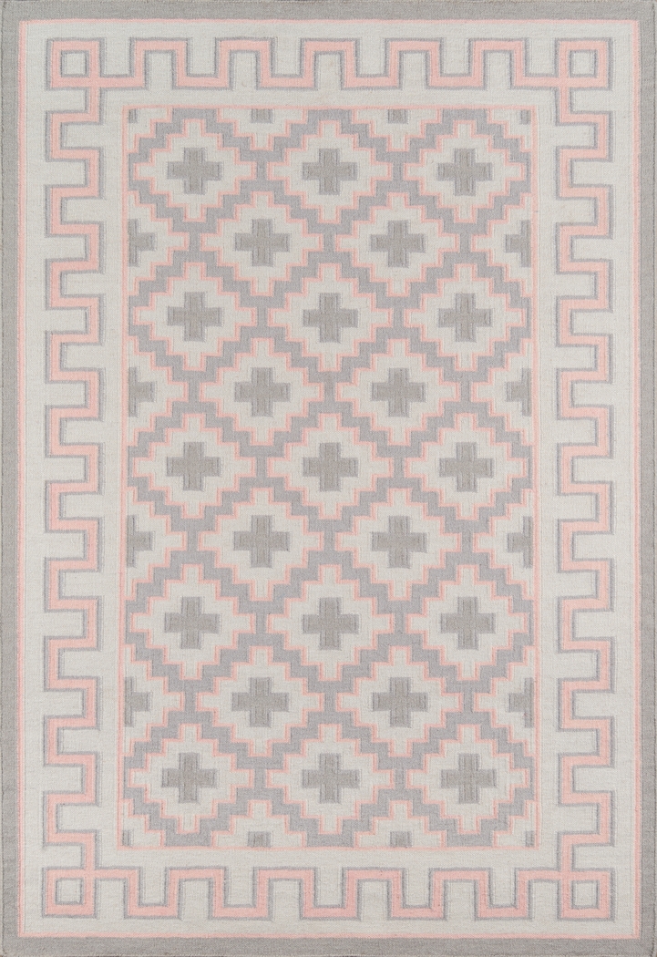Druid Central Pink 5' x 7'6 Rug - Thumbnail - Image 1
