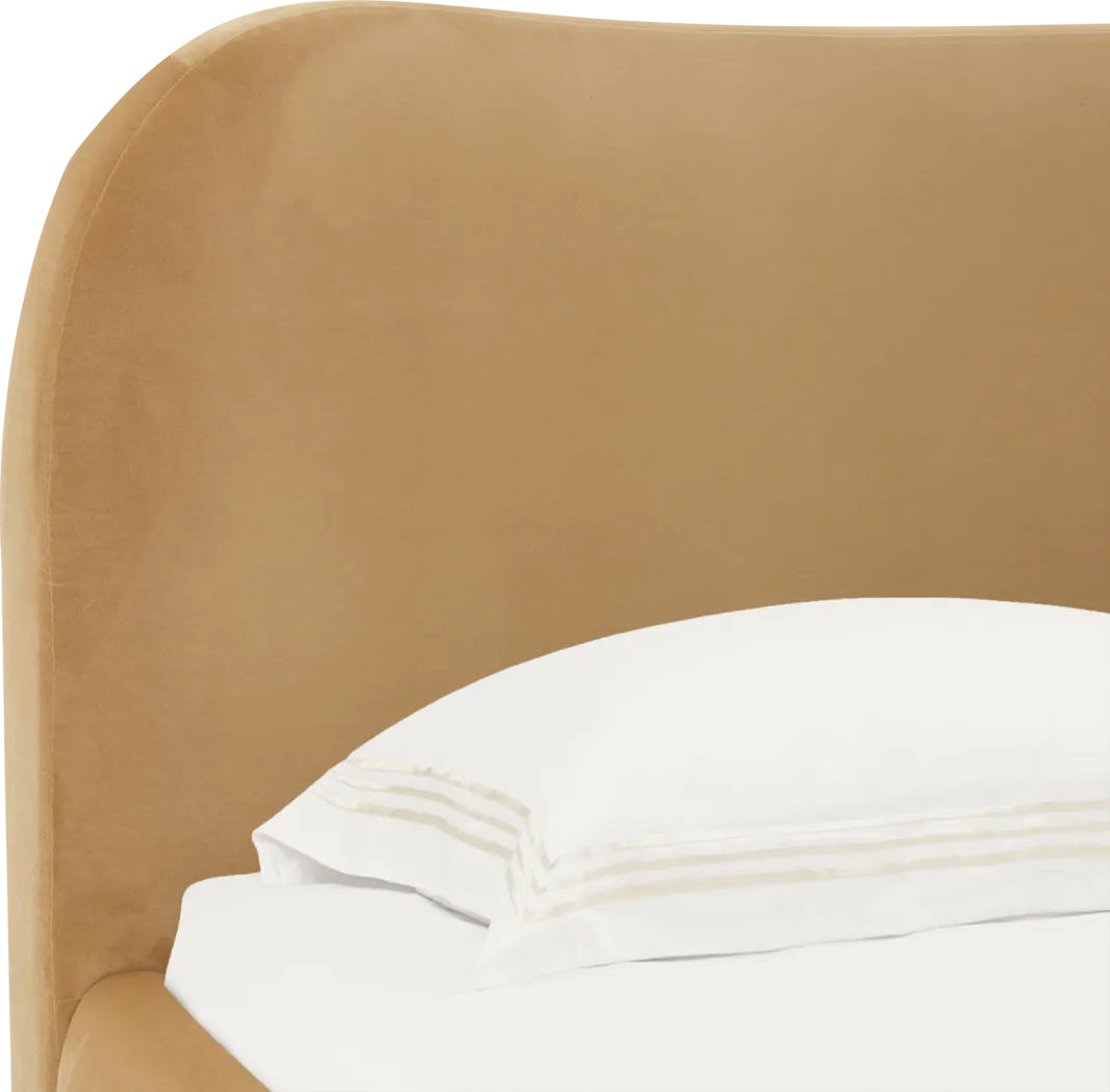 Drukma Light Brown King Bed - Thumbnail - Image 4